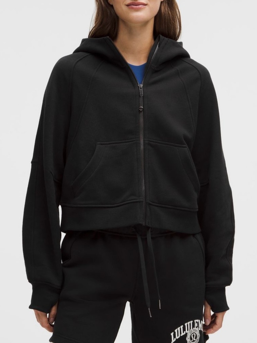 Lululemon Scuba Oversized Full-Zip M/L Black